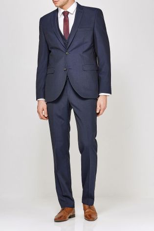 Wool Rich Blend Suit: Trousers